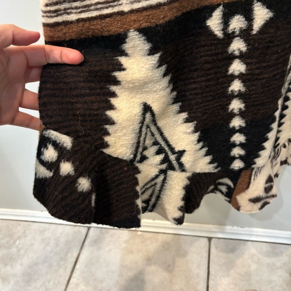 Bronté Aztec Wool Blend Lined Cardigan Jacket Women’s Size Small - Picture 7 of 12